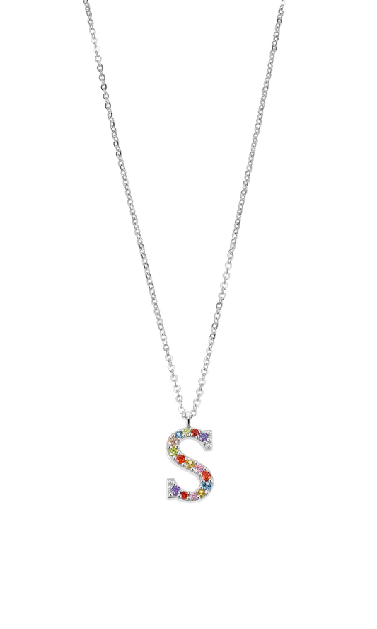 LOTUS SILVER NECKLACE LP3426-1/S 925 SILVER ML, WOMEN