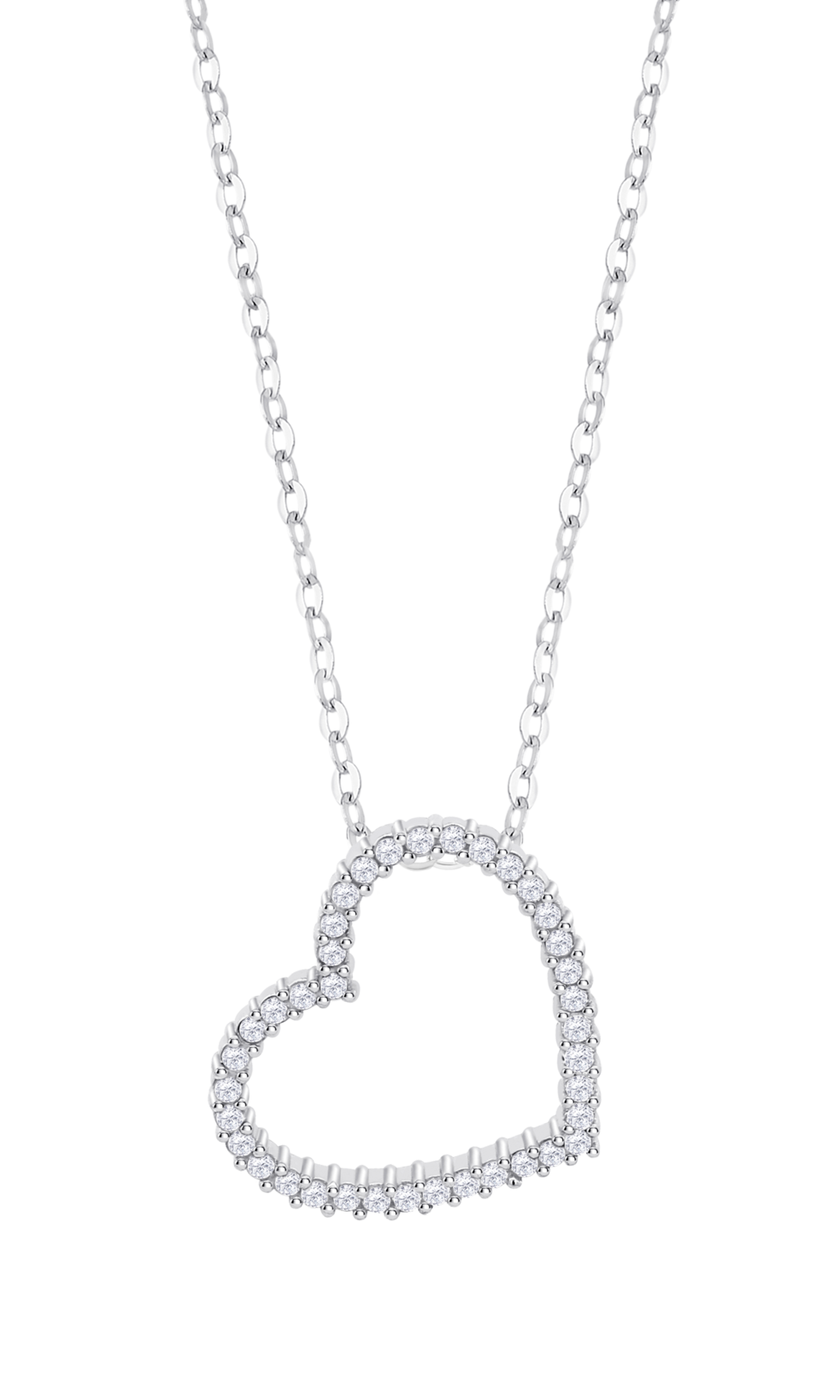 COLLANA CUORE LOTUS SILVER LP3670-1/1 ARGENTO, DONNA