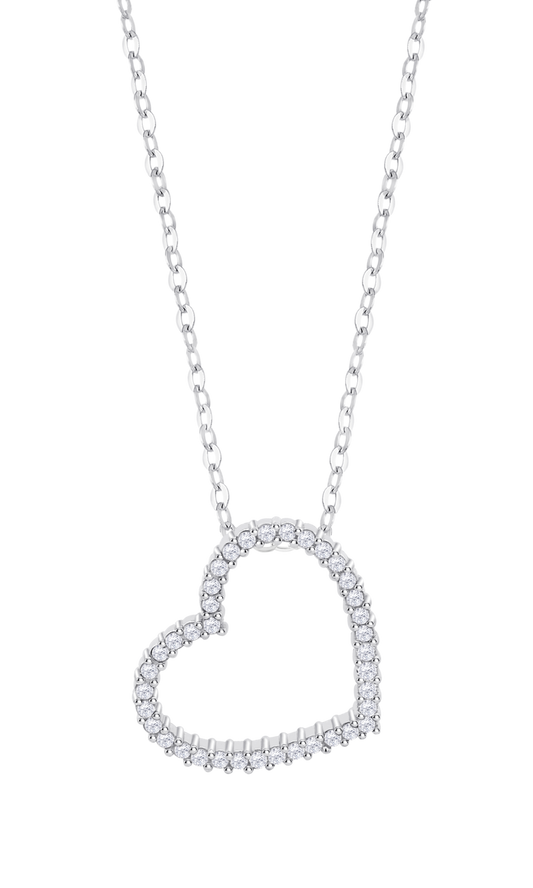 COLLANA CUORE LOTUS SILVER LP3670-1/1 ARGENTO, DONNA