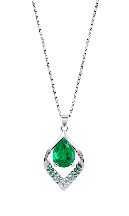 LOTUS SILVER NECKLACE LP3711-1/3 SILVER, WOMEN