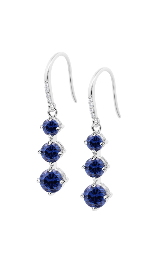 LOTUS SILVER EARRINGS LP3785-4/2 SILVER, WOMEN