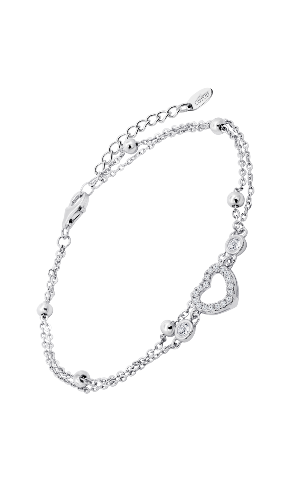 BRACCIALE LOTUS SILVER LP3818-2/1 ARGENTO, DONNA