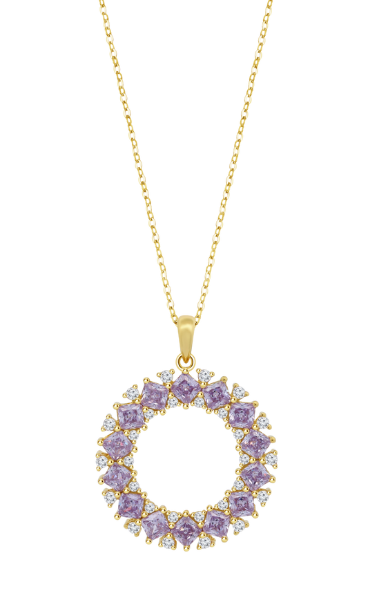 LOTUS SILVER NECKLACE LP3838-1/2 SILVER, WOMEN