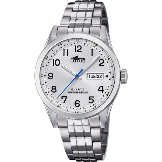 OROLOGIO LOTUS CLASSIC STEEL BIANCO