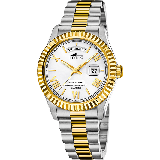 OROLOGIO LOTUS BICOLORE FREEDOM UOMO