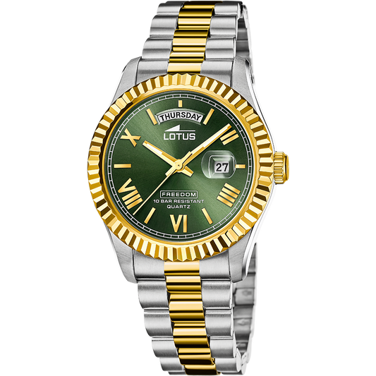 Lotus Two-Tone Freedom Men's Watch 