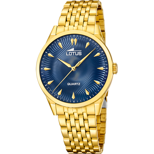 Orologio Lotus Classic Steel 19057/3 azzuro cinghia acciaio inossidabile, uomo