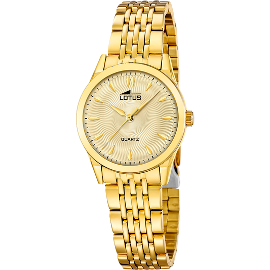 Orologio Lotus Classic Steel 19059/2 oro cinghia acciaio inossidabile, donna