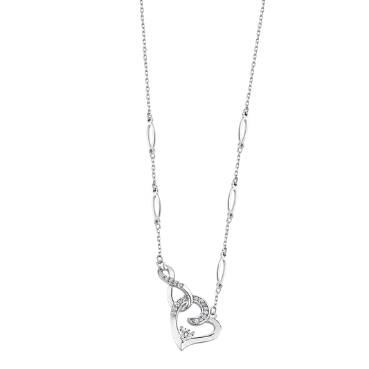 COLLANA CUORE LOTUS SILVER MOMENTS LP3518-1/1 ARGENTO, DONNA