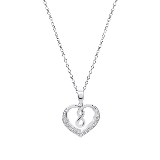 COLLANA CUORE LOTUS SILVER LP3580-1/1 ARGENTO, DONNA