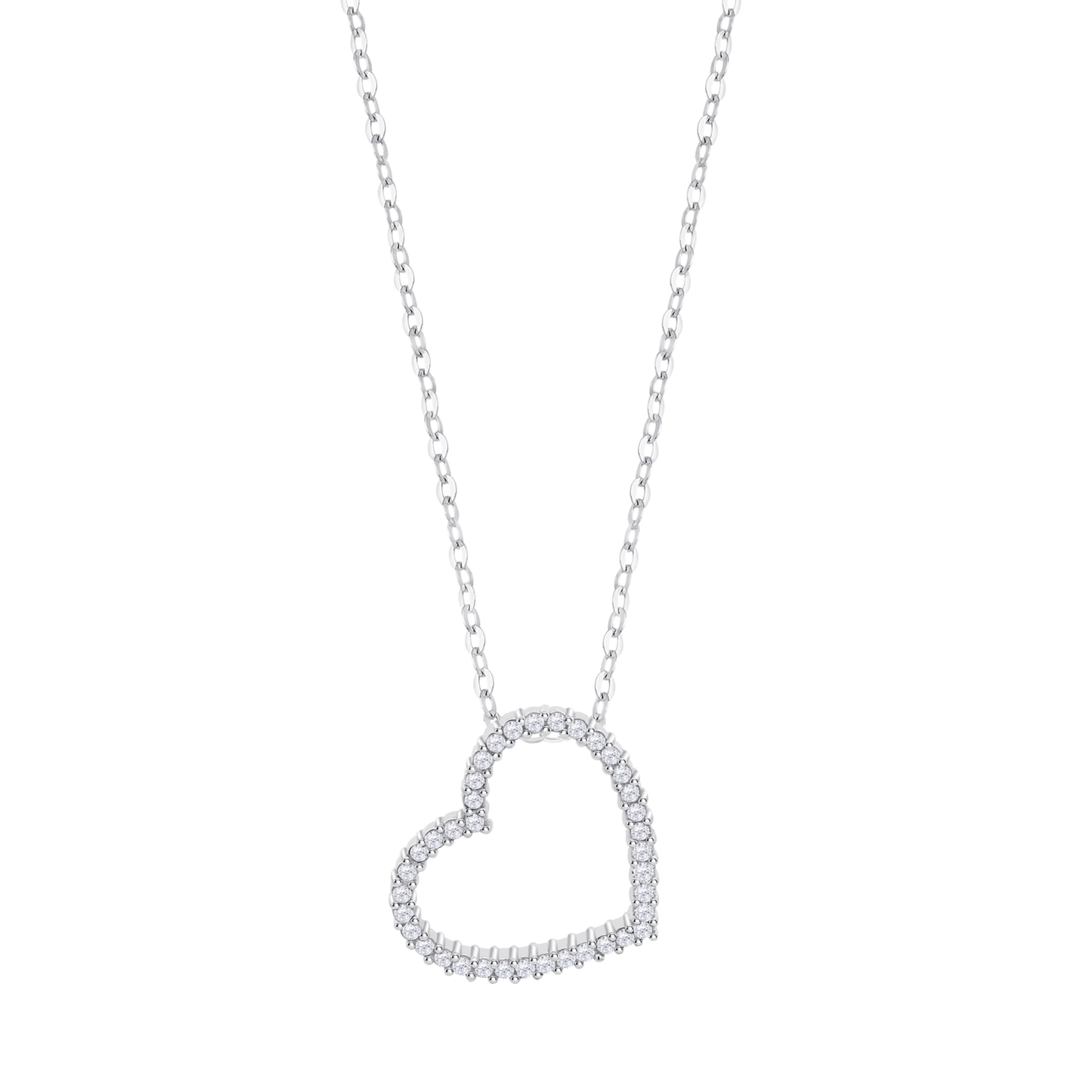 COLLANA CUORE LOTUS SILVER LP3670-1/1 ARGENTO, DONNA