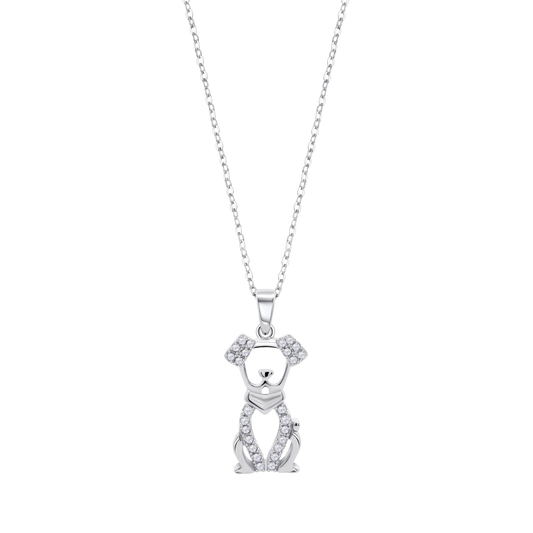 Collana cane Lotus Silver LP3874-1/1