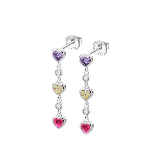 Orecchini cuore Lotus Silver LP3925-4/2