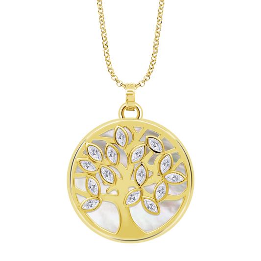LOTUS SILVER NECKLACE LP1891-1/2 SILVER, WOMEN 