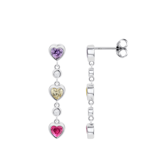 Orecchini cuore Lotus Silver LP3925-4/2