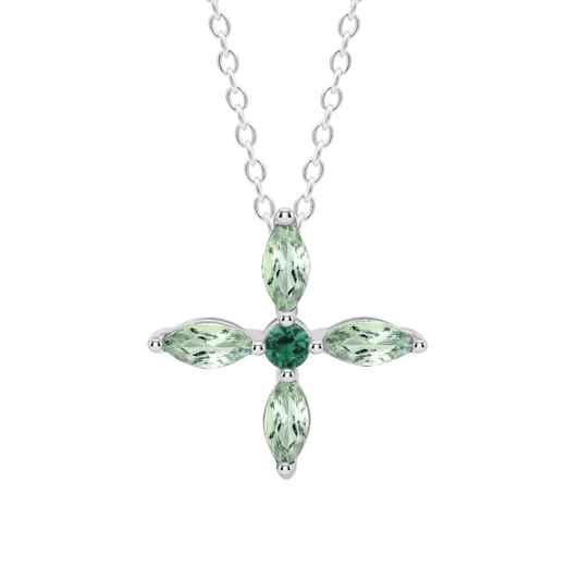 Collana fiore Lotus Silver LP3933-1/3