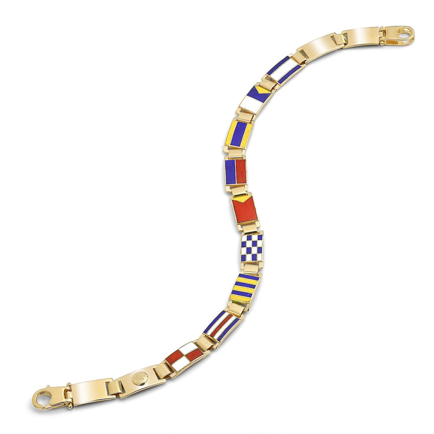 Bracciale bandiere MEDIUM gold Arcadia