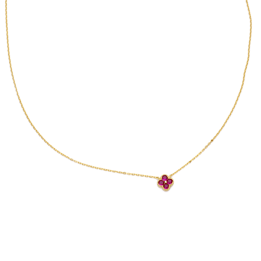 Collana fiore argento 925 BARBIERI