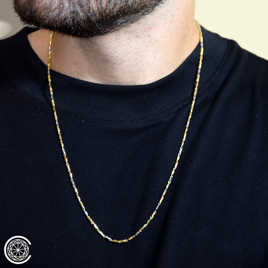 18K Two-Tone Gold Necklace