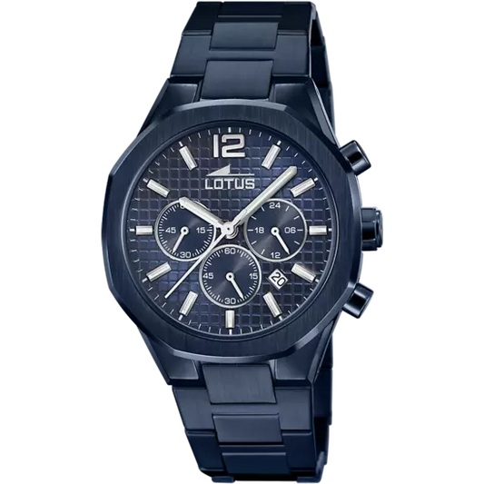 OROLOGIO LOTUS CON CRONOGRAFO BLU UOMO