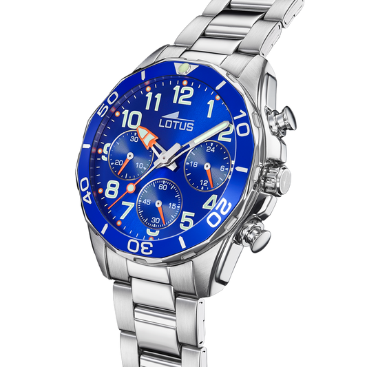 LOTUS CHRONO BLUE JUNIOR WATCH 