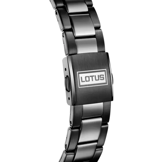 MONTRE LOTUS NOIRE POUR HOMME 