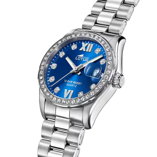 MONTRE LOTUS FREEDOM À CADRAN BLEU POUR FEMME 