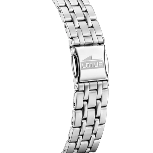 MONTRE RECTANGULAIRE ROSE LOTUS POUR FEMME