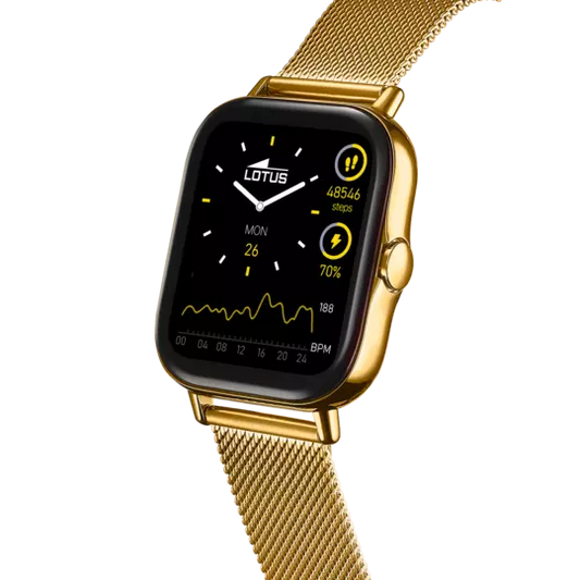 MONTRE CONNECTÉE UNISEXE LOTUS GOLD 