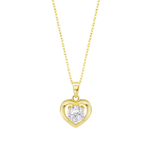 Collana cuore Lotus Silver LP3092-1/2