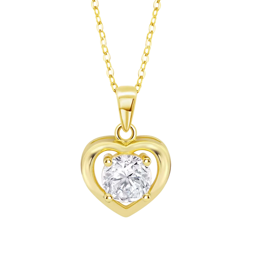 Collana cuore Lotus Silver LP3092-1/2