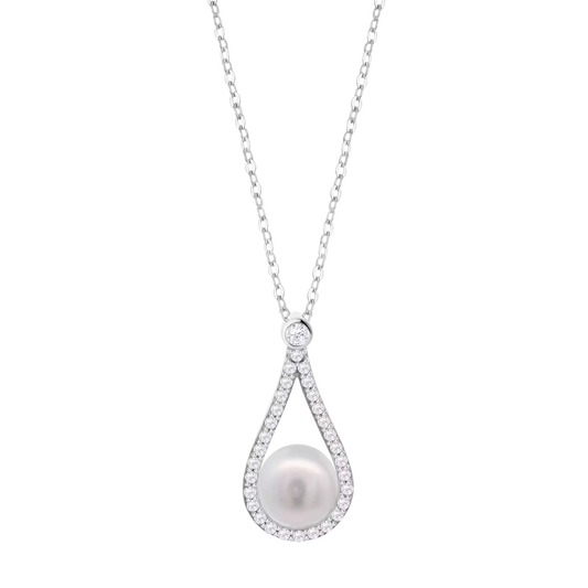 Collana Lotus Silver Pearls LP3481-1/1
