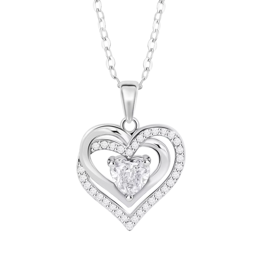 Lotus Silver Heart Necklace LP3706-1/1 Silver, Women 