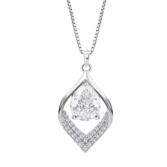 COLLIER LOTUS EN ARGENT LP3711-1/1 ARGENT, FEMME