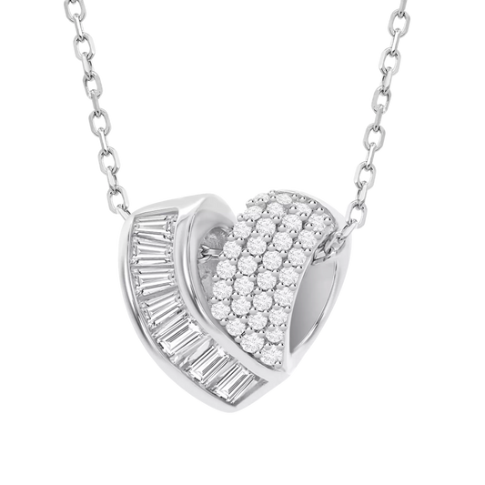 Collana cuore Lotus Silver LP3844-1/1