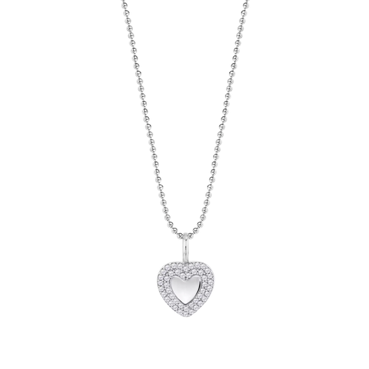 Collana cuore Lotus Silver LP3877-1/1