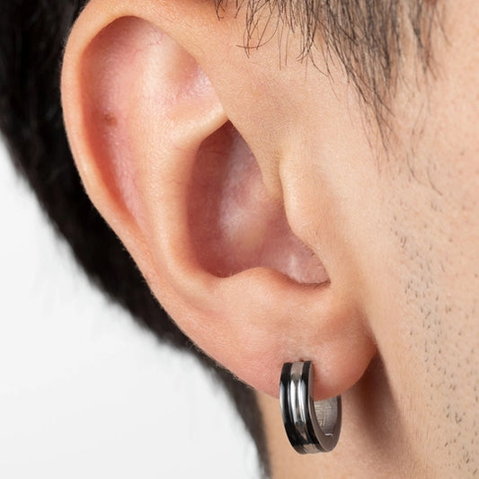 Lotus Style Earrings LS2151-4/1 316L Stainless Steel, Men