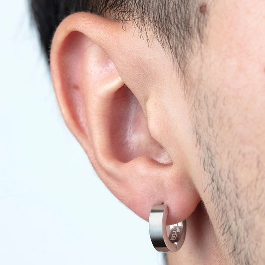 Lotus Style LS2160-4/1 316L Stainless Steel Earrings, Men