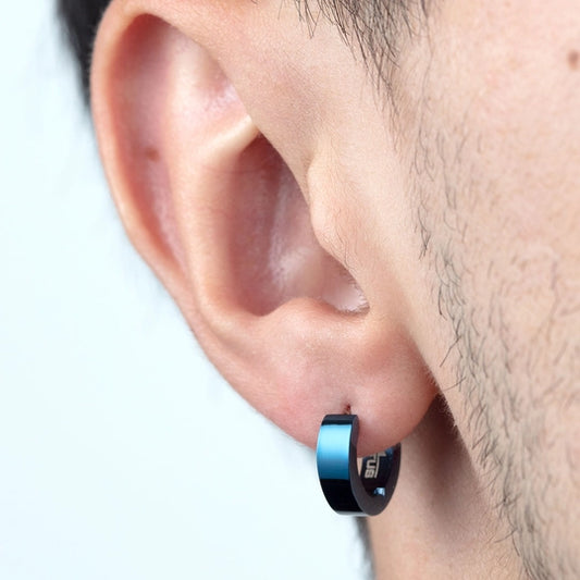 Lotus Style LS2160-4/3 316L Stainless Steel Earrings, Men