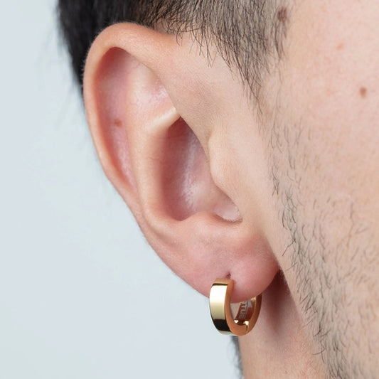 Lotus Style LS2160-4/4 Earrings in 316L Stainless Steel, Men