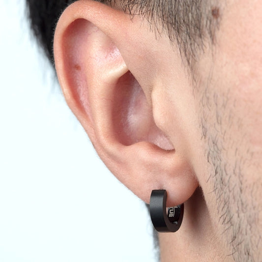 Lotus Style LS2160-4/5 316L Stainless Steel Earrings, Men