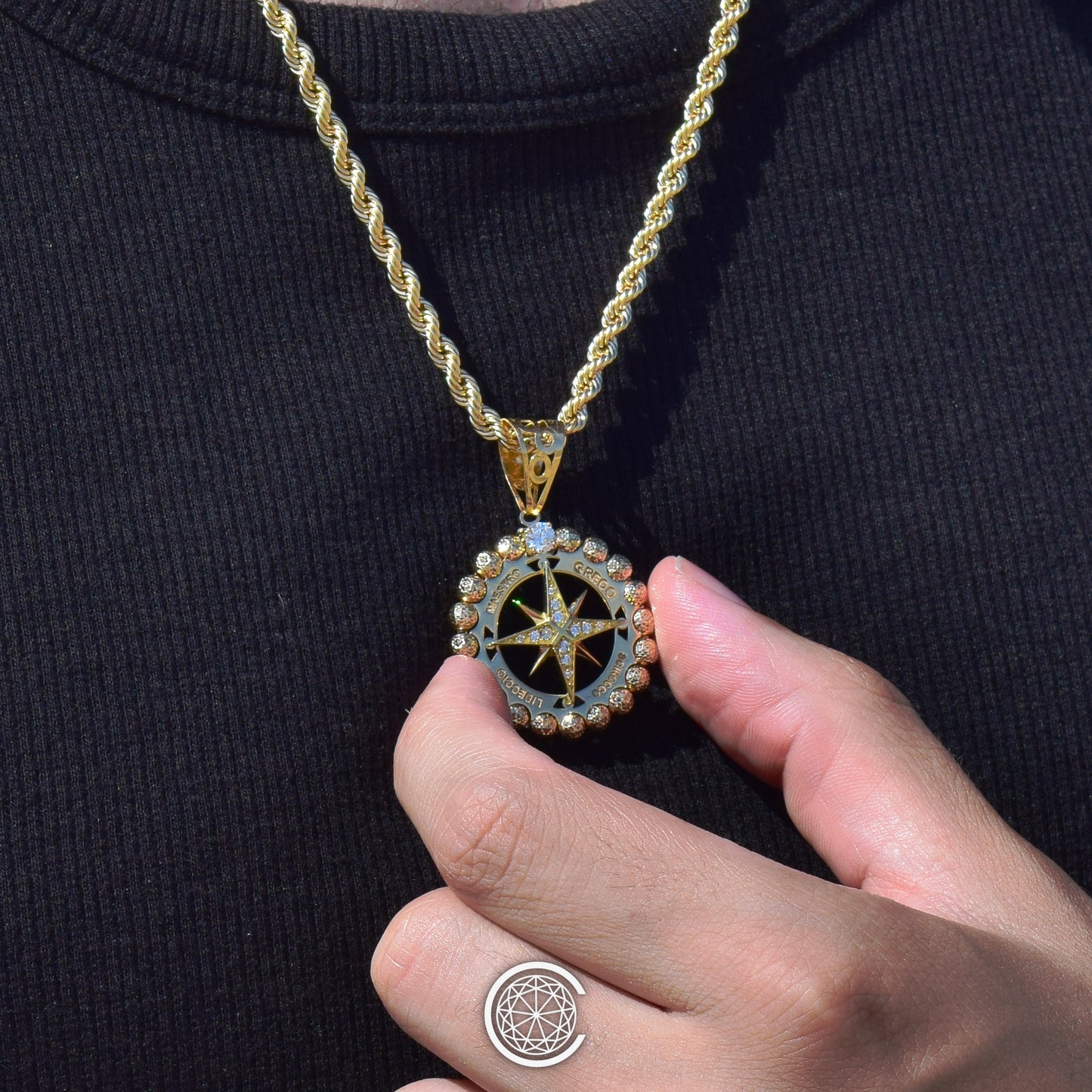 Collana corda oro 18k